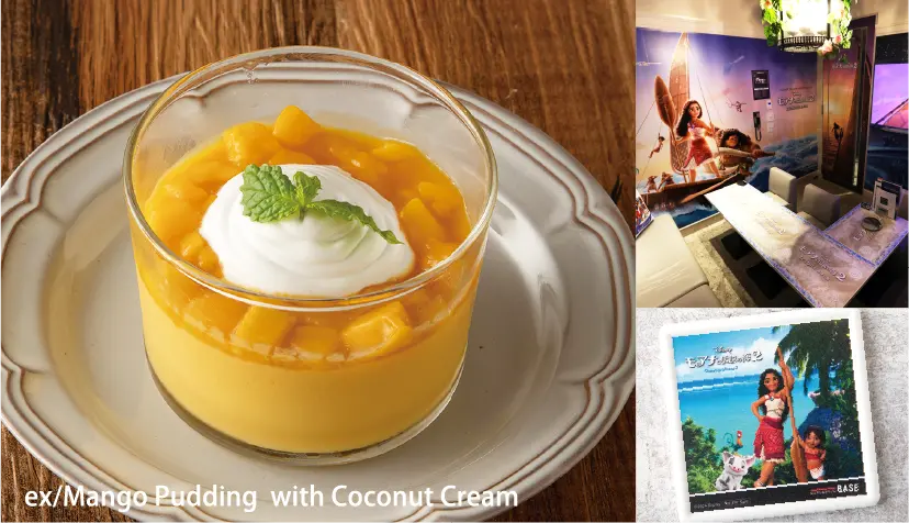 Mango Pudding with Coconut Cream