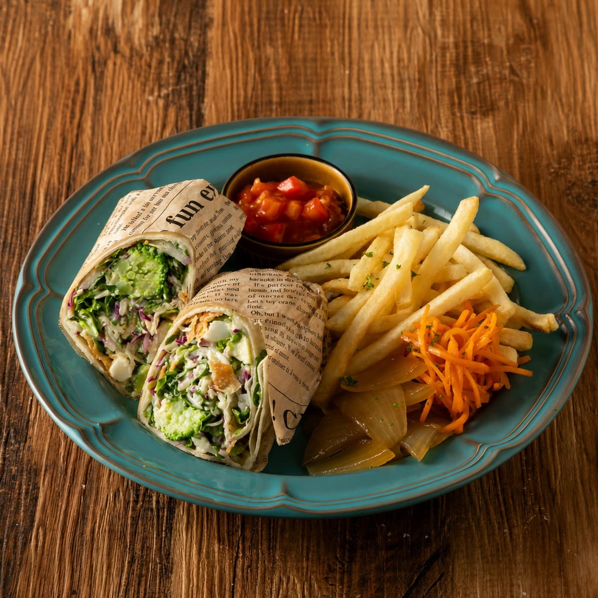 Salad Tortilla Roll